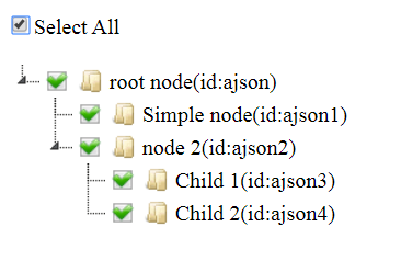 jsTree with check all checkbox