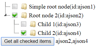 jsTree Get All Checked Node with Two State