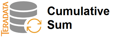 teradata cumulative sum